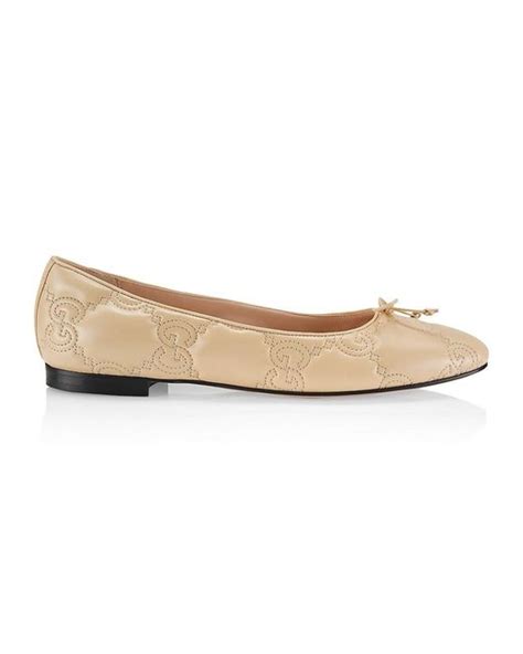 gucci gold flats|Gucci jolie gg flats.